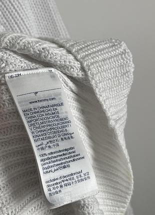 Преміальний пуловер светр tommy hilfiger з v-вирізом (100% pima cotton) 8