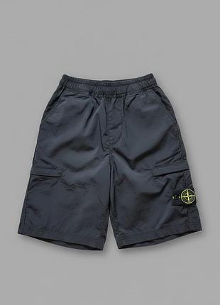 Шорты stone island, черного цвета.