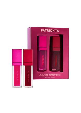 Набір блисків для губ від patrick ta major volume plumping gloss duo