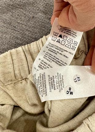 Льняні шорти на дівчинку 4