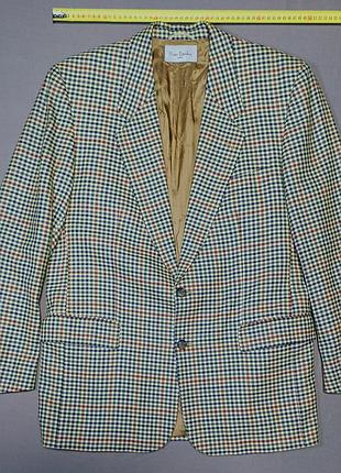 Плечі 50 см pierre cardin paris 
size  uk chest 42 in euro 52  чоловічий піджак блейзер  на два гудзики  100% pure new wool