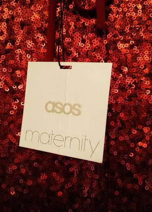 Сукня з паєтками для вагітних для asos maternity6 фото