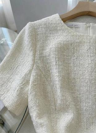 Твидовое платье мини 9