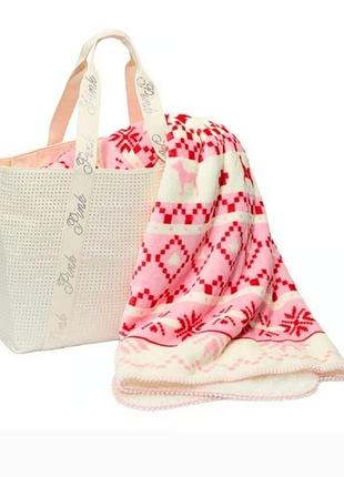 Victoria´s victorias secret виктория сикрет плед, покрывало cozy plush blanket
