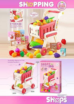 Набір для дитячої гри з продуктами 6706, 40х22х43 см, у коробці