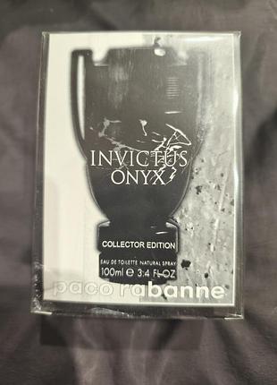 Парфюмированна вода инвиктус оникс коллектор эдишн - invictus onyx collector edition 100 ml!!!!!!лот вв141