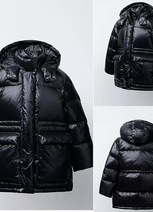 Пуховик куртка зара на підлітка дівчину