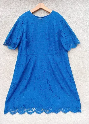 Гипюровое платье,р54💙💙💙