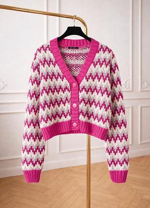 Рожевий кардиган