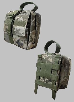 Аптечка швидкоскидна тактична військова на платформі з molle - підсумок для аптечки citylab tactical pro