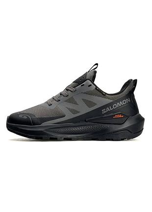 Чоловічі кросівки gore-tex salomon elixir activ gtx black taupwood