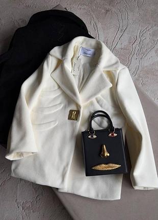 Біле пальто schiaparelli люкс