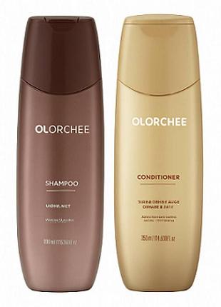 Набір для інтенсивного живлення та зволоження волосся olorchee moisture care (шампунь + кондиціонер), 2×300 мл