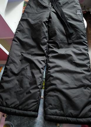 Теплые брюки на флисе зима 9-11 лет