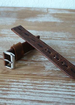 Шкіряний ремінець для годинника