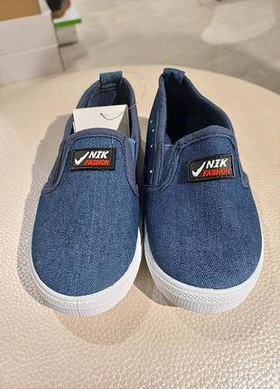 ✨ джинсовые слипоны ✨ размер 27 3