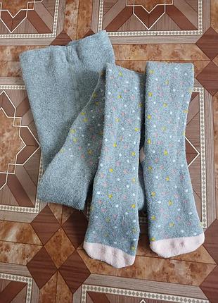 Махровые колготы на 4-5 лет, 110-116 рост.