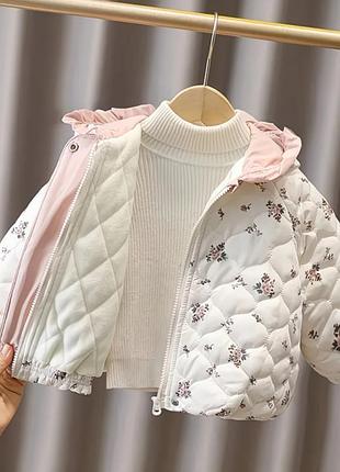 Курточки весняні демі h&m на флісі ріст від 90 до 120 см