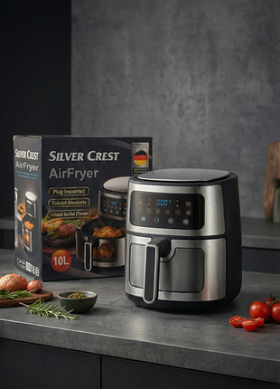 Аэрофритюрница silver crest airfryer 10 л