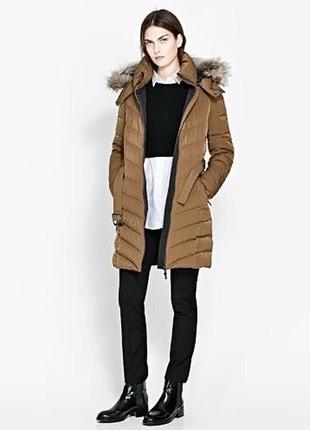 Пуховик zara woman