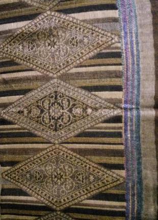 Пашмина шарф палантин платок шаль. 55% пашмина 45% шелк . размер 70 х 176 см3 фото