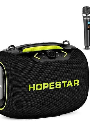 Беспроводная bluetooth колонка hopestar partybox, 120 вт с двумя микрофонами