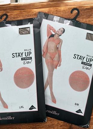 🌸 елегантні панчохи hunkemöller billie stay up (15 denier)