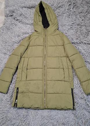 Курточка. осень/зима, цвета хаки, размер s.
