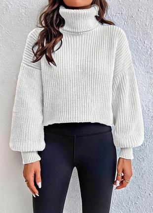 Светр з високім коміром