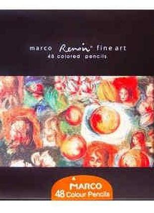 Олівці кольорові marco renoir fine art 48 кольорів