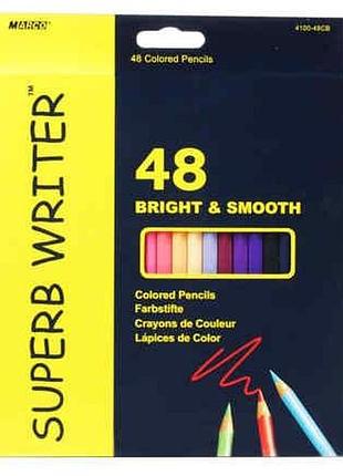 Олівці кольорові marco superb writer 48 кольорів