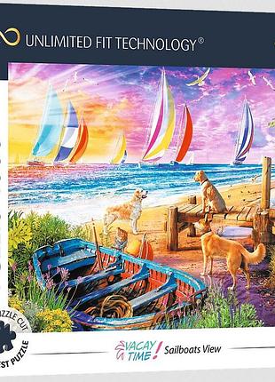 Пазл безмежна колекція: вид на вітрильники 1000 елементів trefl