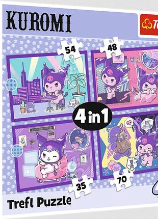 Пазл 4в1 день куроми trefl 34676