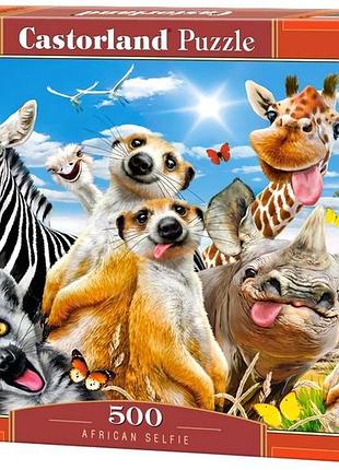 Пазл африканское селфи 500 деталей castorland