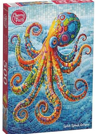 Пазл різнокольоровий восьминіг 500 елементів cherrypazzi