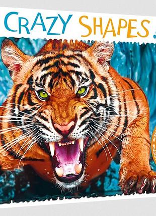 Пазл безумные пазлы - морда тигра 600 элементов trefl