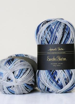 Шкарпеткова пряжа avanti yarn - socks yarn, 224