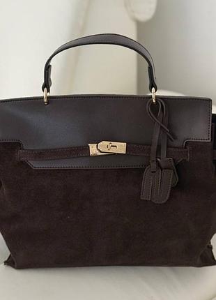 Кросс боди замш 3