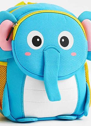 Рюкзак для малышей с ушками и мордочками животных – детский рюкзак в виде слона, льва, тигра, носорога