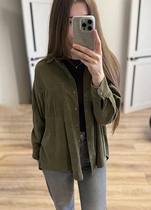 Вельветова сорочка zara