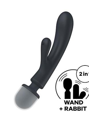 Вібратор-кролик satisfyer triple lover grey love&gifts