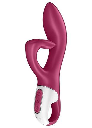 Вібратор кролик satisfyer embrace me малиновий love&gifts