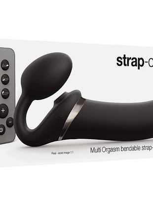 Безременной вибрострапон strap-on-me multi orgasm black xl 8