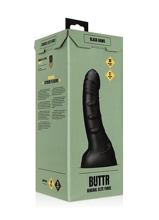 Фаллоимитатор buttr black hawk curved anal dildo 10