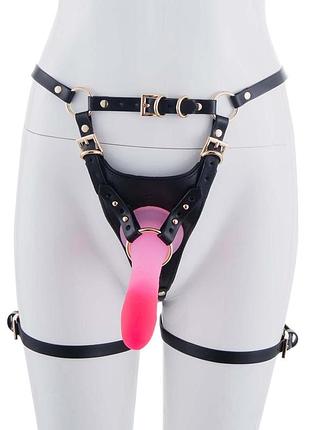 Страпон lockink sevanda pink dildo 3