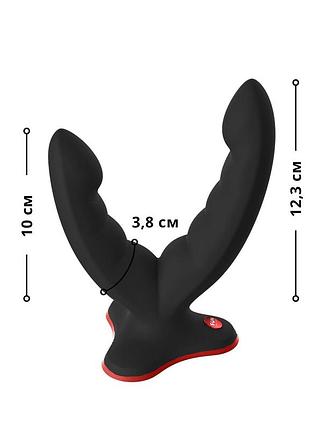 Подвійний фалоімітатор fun factory ryde black 2