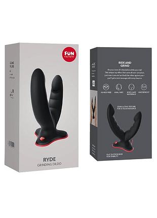 Подвійний фалоімітатор fun factory ryde black 7