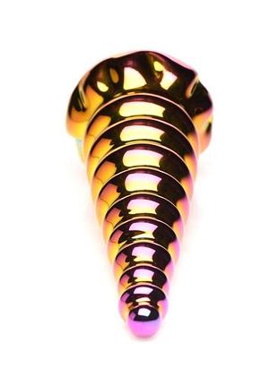 Фаллоимитатор creature cocks twilight rainbow glass dildo 3