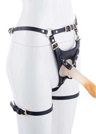 Страпон lockink sevanda golden dildo 2