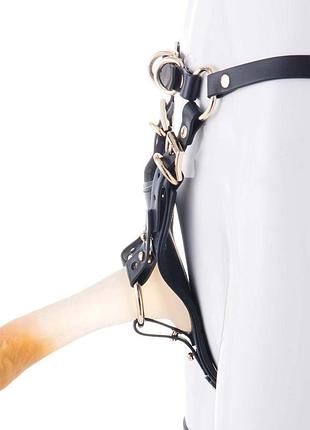 Страпон lockink sevanda golden dildo 3